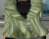 Fem Green Fur Coat