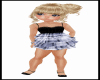 KIDS BLACK PLAID DRESS