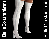 BC BEL BOOTS WIDE WHITE