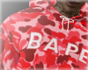 ★Bape red hoodie★