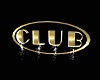 gold club sign