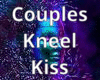 Couples Kneel Kiss