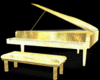gold piano pose/radio