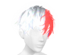 Shiny White/Red Hair