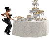 Diva74:Gold Wedding Cake