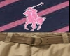pink polo n khakis BMXXL
