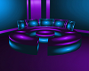 ~Purple&Blue Roud Couch~