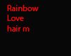 *RD*Rainbow Love Hair M