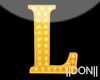 L Yellow Letter Lamps