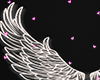 L. Angel Wings Neon Sign