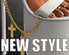 NS Cross & Chain Heels