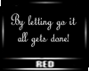 |R|Wall Quote "Let Go"