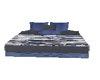 Blue Platform Bed