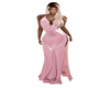 pink gown elegant