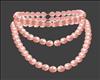 3 Strands Pink Pearls