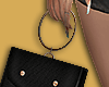 ♚ Gold Black Hand Bag
