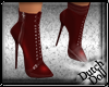DD Leather Boots Red