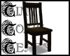 TTT Dark Wooden Chair
