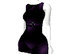 Purple designed dress