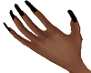 Black Nails Hands