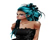 black teal funtime hair