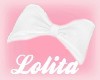 White Lolita Bow
