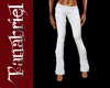 White Boot Cut Jeans, F