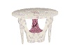 lilac and rose table