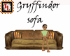 Gryffindor sofa w pillow