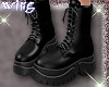 w. Black Boots