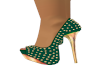 Jewelled Pumps Green