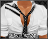 Shirt and Tie WHITE