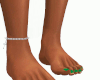Realistic feet "Green"