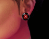 (M) Red Earring