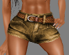 {LA} Brown shorts belt