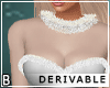 DRV Fur Aline Gown