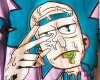 Trippy Rick Cutout