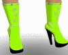 SM Neon Green Boots