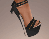 (KUK)black jewel heels