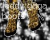 lady gaga lepord boots