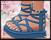 Gladiator Sandals Blue