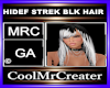 HIDEF STREK BLK HAIR