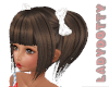 Jenna brown ponytails