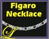 ~L~14kWG Figaro Necklace