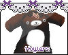 H; Brown Bear Sweater