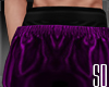 SD I Silk Shorts Purple