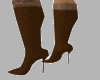 Brown  Boots w/fur