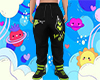 Grinch Pant Black Kid M