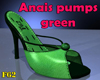 Anais pumps green