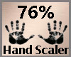 Hand Scale 76% F